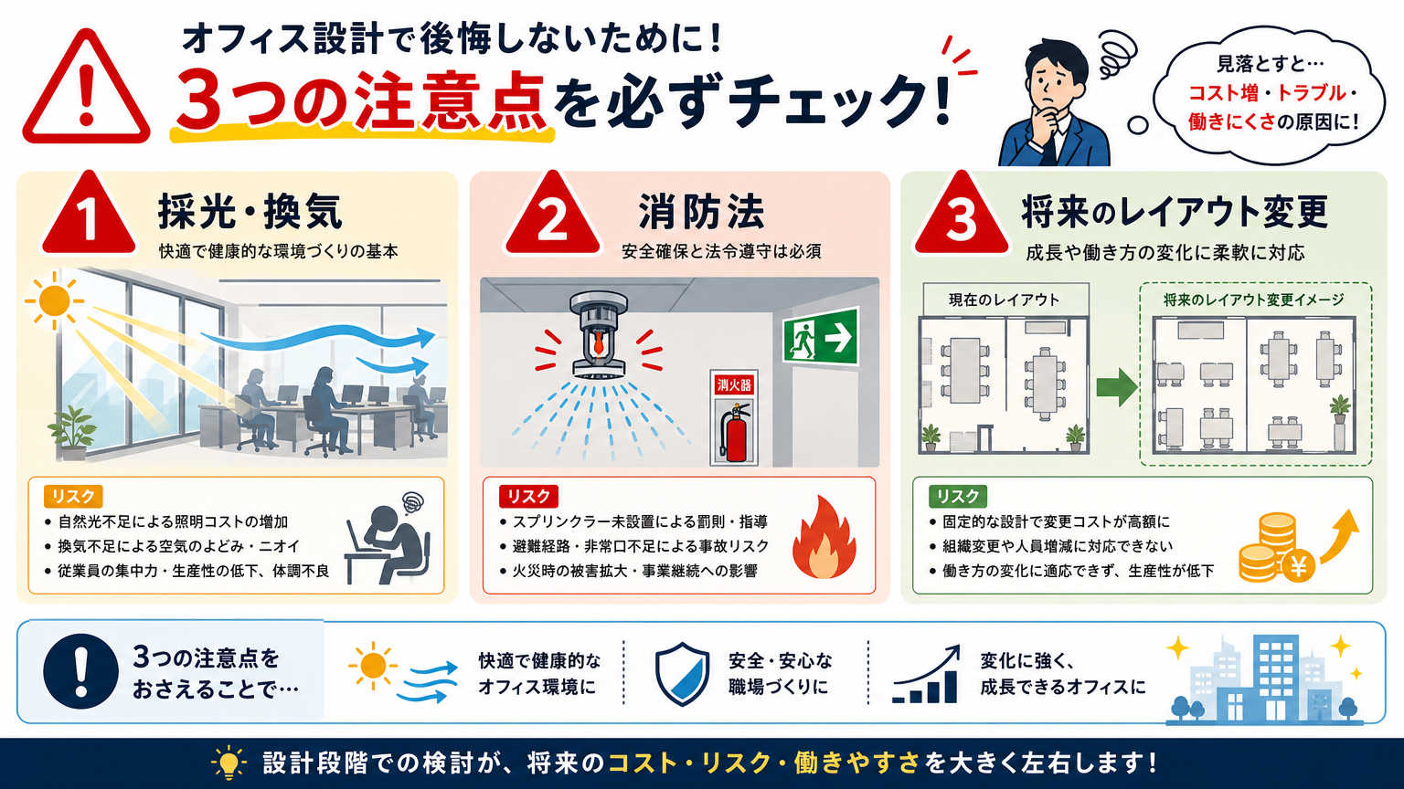 パーテーション設置工事で失敗しないための注意点