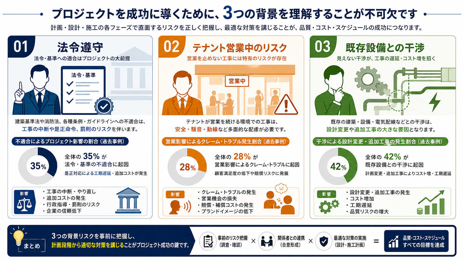 オフィス内装工事で安全管理が重要視される背景
